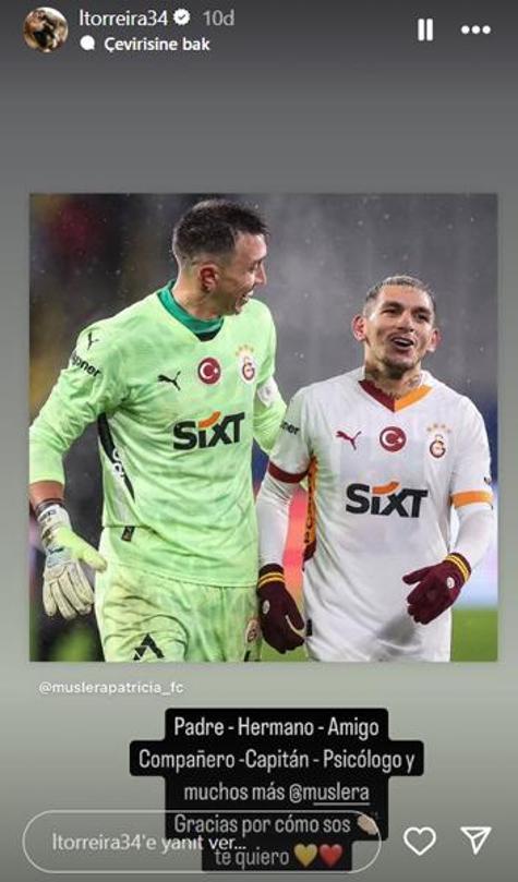 galatasaraydan ayrilacagi iddia ediliyordu torreiradan muslera icin duygusal paylasim 0 iYndauiA