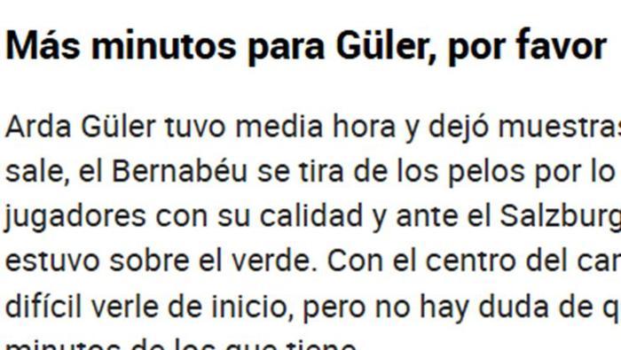 arda guler 30 dakikada top cambazligi yapti marca cileden cikti real madridin sampiyonlar ligi m5rCBQSq