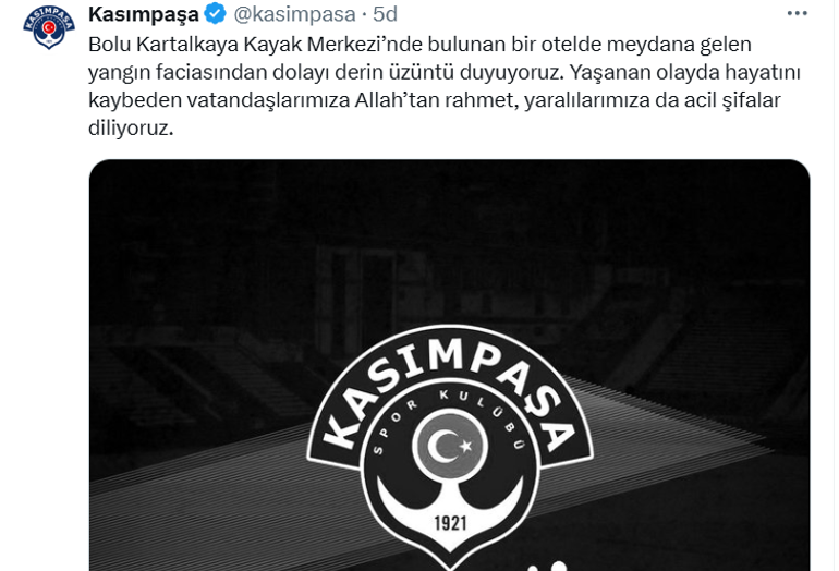 spor kuluplerinden boluda yasanan yangin faciasi sonrasi mesajlar 4 FEc5BwsY