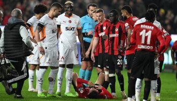 gaziantep fk galatasaray macina damga vuran anlar atlanan kirmizi kartlar golde ofsayt suphesi xaWeExci