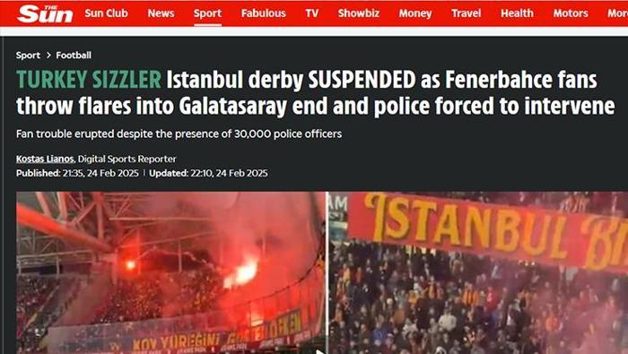 Avrupa basınının Galatasaray-Fenerbahçe derbisi şaşkınlığı: 'Korkutucu sahneler, maç bitti sahayı polis kapladı!' 4 avrupa basininin galatasaray fenerbahce derbisi saskinligi korkutucu sahneler mac bitti sahayi polis kapladi 3 9fdTRO6c