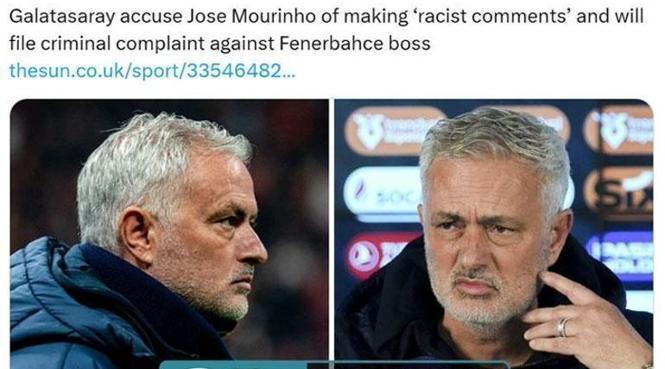 CANLI | Fenerbahçe'den derbi sonrası Jose Mourinho açıklaması! Galatasaray 'ırkçılık söylemi' iddiasıyla suç duyurusu açılacağını duyurmuştu... 2 canli fenerbahceden derbi sonrasi jose mourinho aciklamasi galatasaray irkcilik soylemi iddiasiyla suc duyurusu MODz5Ezd