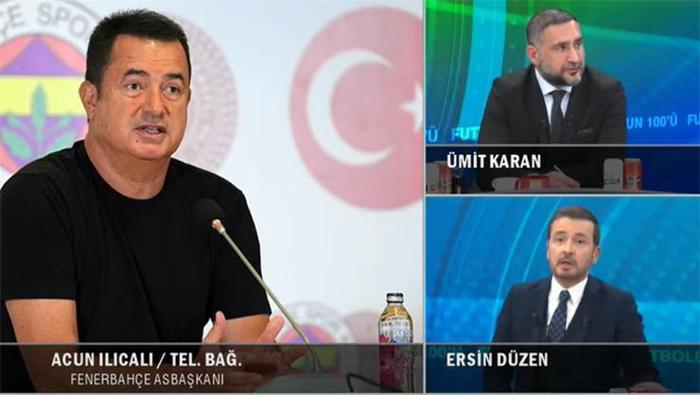 Derbi sonrası Acun Ilıcalı ve Ersin Düzen canlı yayında kapıştı! 'Ne söyleyeceğime kimse karar veremez' 6 derbi sonrasi acun ilicali ve ersin duzen canli yayinda kapisti ne soyleyecegime kimse karar B9QYYvlB