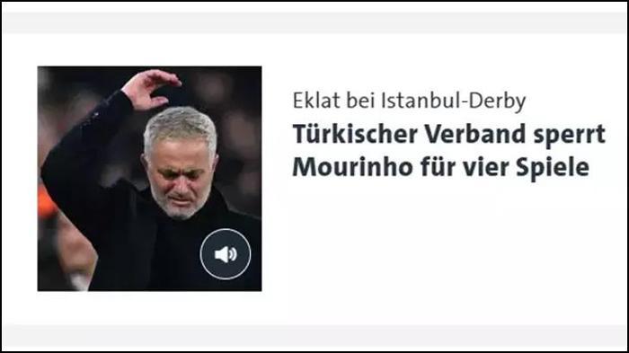 Jose Mourinho'ya ağır ceza! Dünya basınında yankı buldu: 'Bu iş burada bitecek gibi gözükmüyor...' 4 jose mourinhoya agir ceza dunya basininda yanki buldu bu is burada bitecek gibi gozukmuyor EBgTBeHO