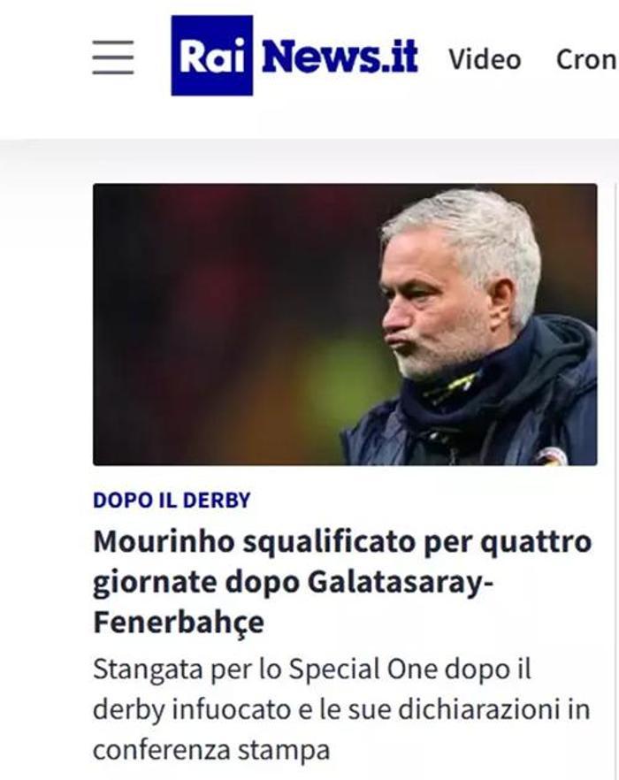 Jose Mourinho'ya ağır ceza! Dünya basınında yankı buldu: 'Bu iş burada bitecek gibi gözükmüyor...' 6 jose mourinhoya agir ceza dunya basininda yanki buldu bu is burada bitecek gibi gozukmuyor qUiHYwOs