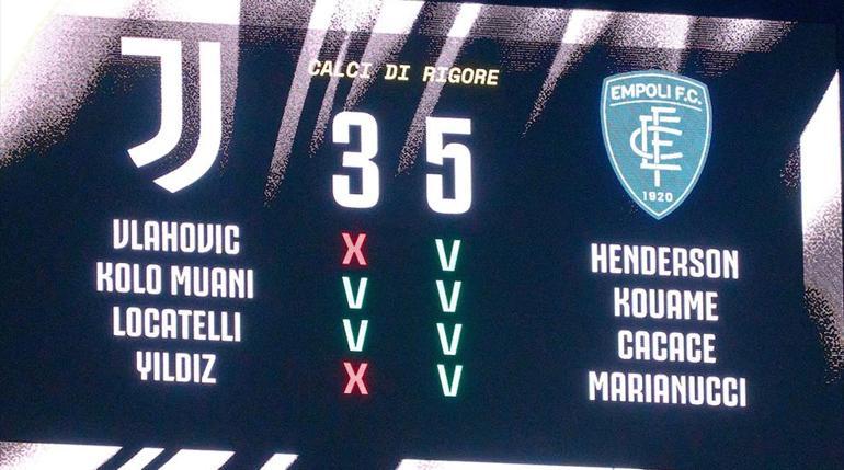 juventus empoli mac sonucu 1 1 penaltilar 2 4 kenan yildizli juventusa kupada sok SdunHHAA