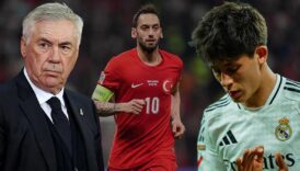 hakan calhanoglunun arda guler sozleri carlo ancelottiyi cildirtacak bunu herkes biliyor insallah intere gelir Oc267sGr